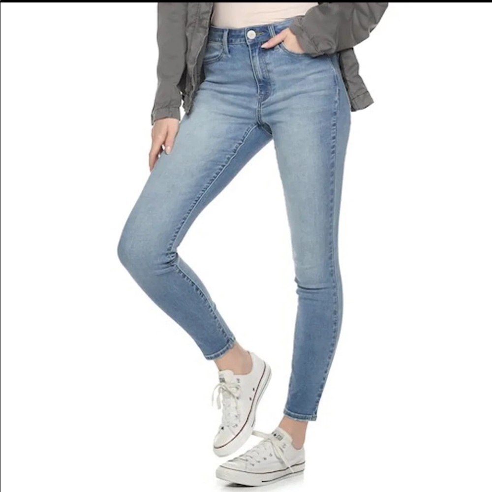 Mudd High-Rise Ankle Jeggings